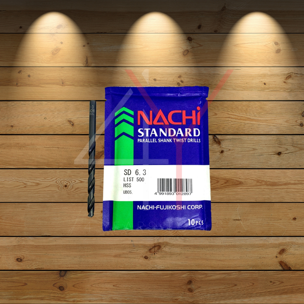 NACHI 6.3mm, Mata Bor Nachi 6.3 mm, Bor Nachi 6.3mm Original