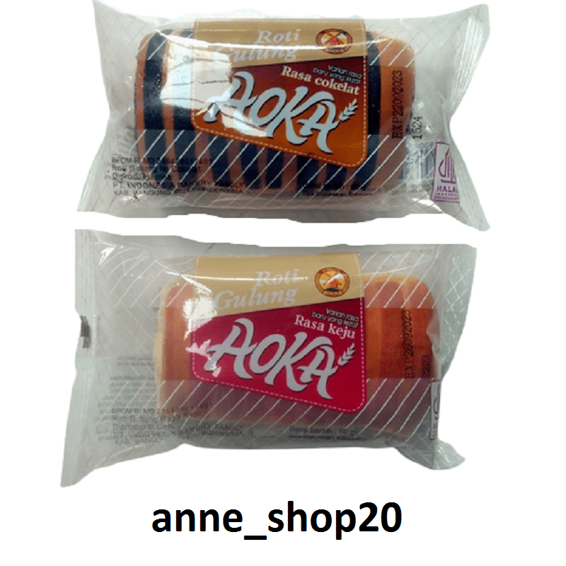 

Roti Aoka Gulung Rasa Keju Dan Coklat 60 gr