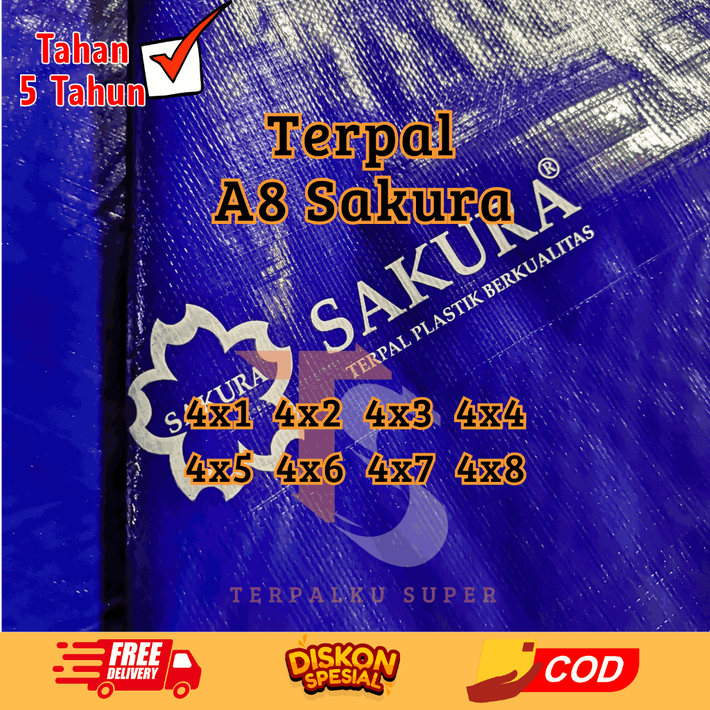 Terpal Murah Bahan Tebal Berkualitas Import Terpal Korea Sakura Terpal Serbaguna