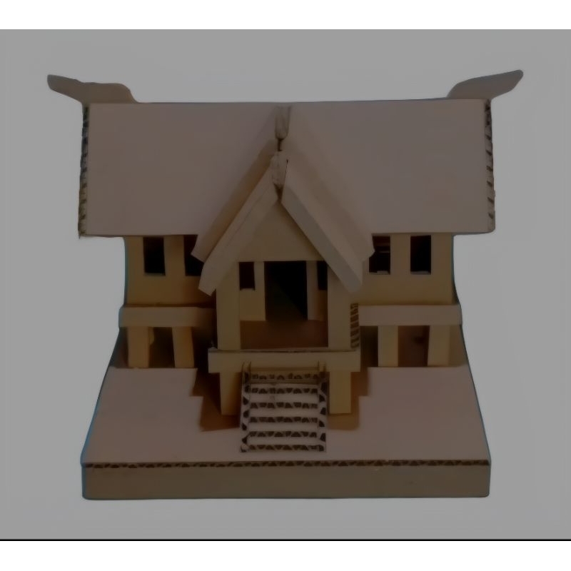 

Prakarya Rumah Adat Baloy Kalimantan Utara dari kardus