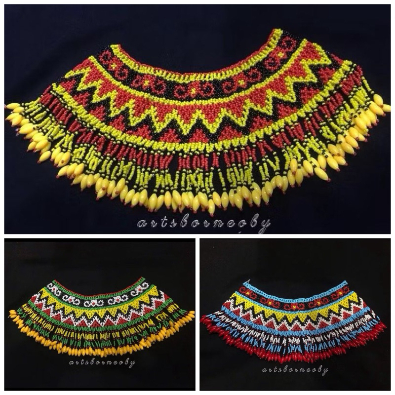 Teratai Pundak Anak Aksesoris Baju Dayak