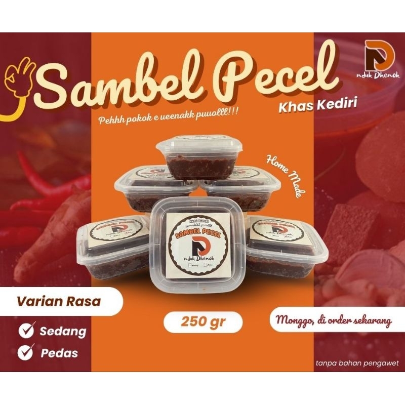 

Sambel Pecel Nduk Dhenok khas Kediri 250gr