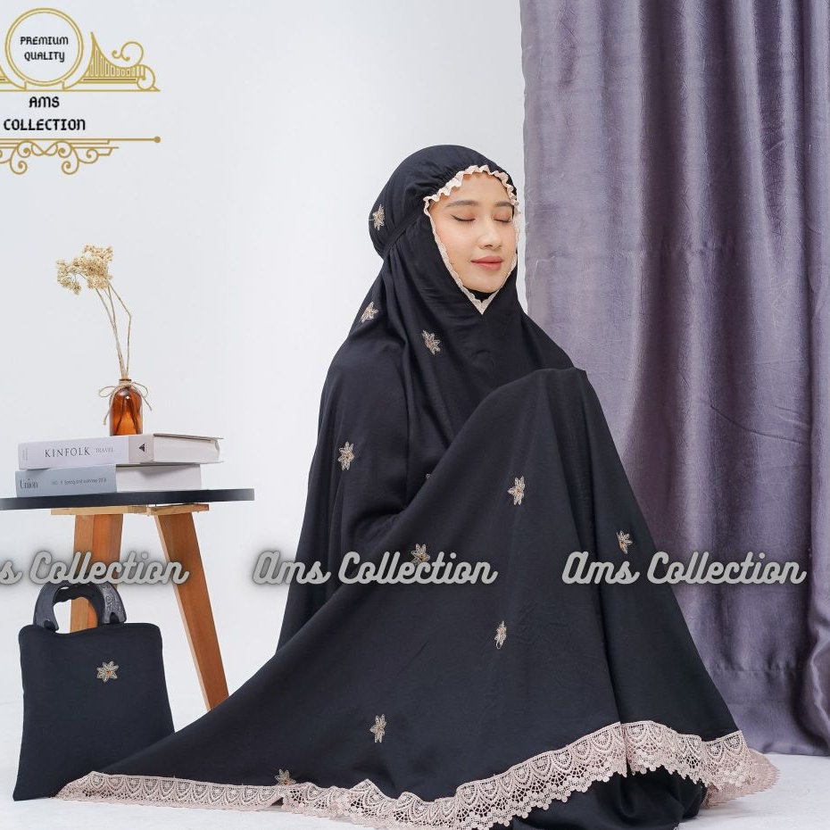 Mukena Dewasa Bordir Mewah Rayon Premium Starla