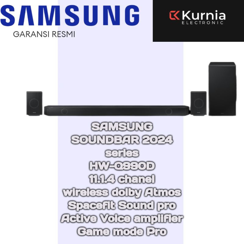 SAMSUNG HW-Q990D /  Q990D SOUNDBAR 2024 series HW Q990D/HWQ990D / Q700D / Q800D / Q930D / QS700F 202
