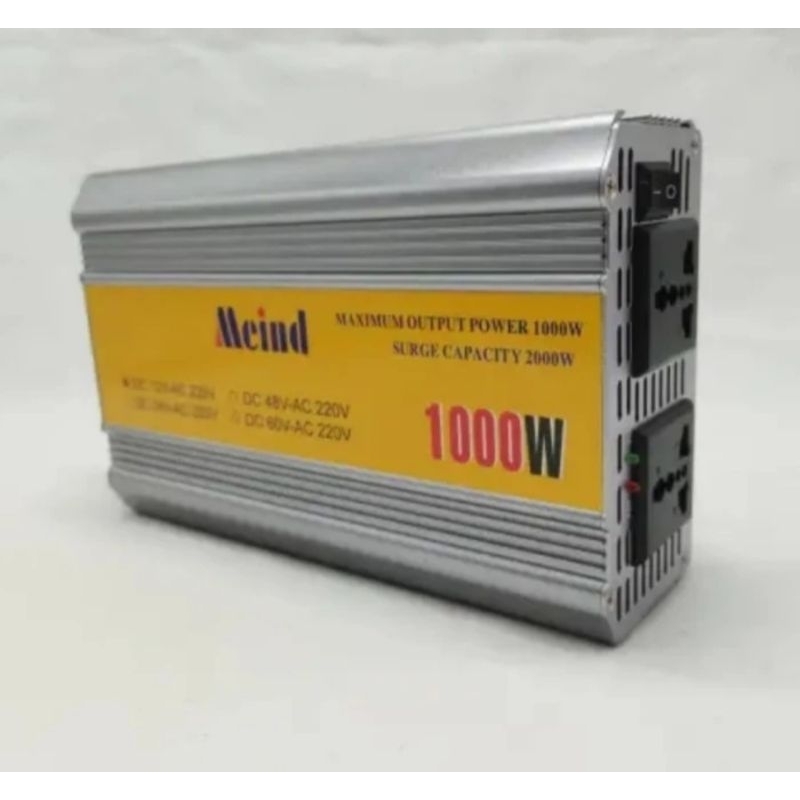 POWER INVERTER DC IN 12 VOLT TO AC OUT 220 VOLT 1000 WATT