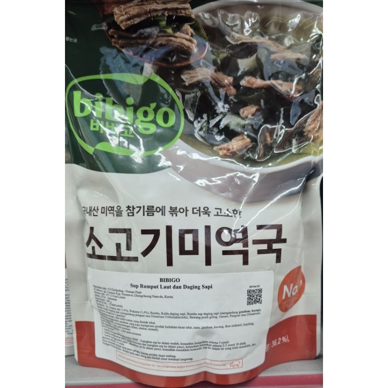 

Sup Rumput Laut Dan Daging Sapi BIBIGO Sea Mustard Soup 500g - HK.