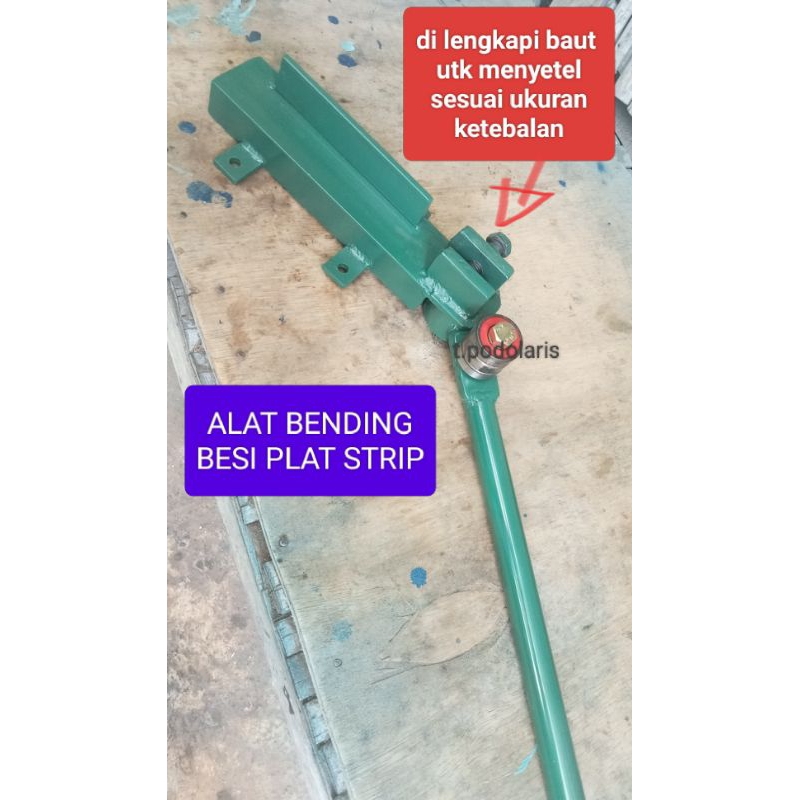 Alat penekuk besi plat strip,alat bending plat strip