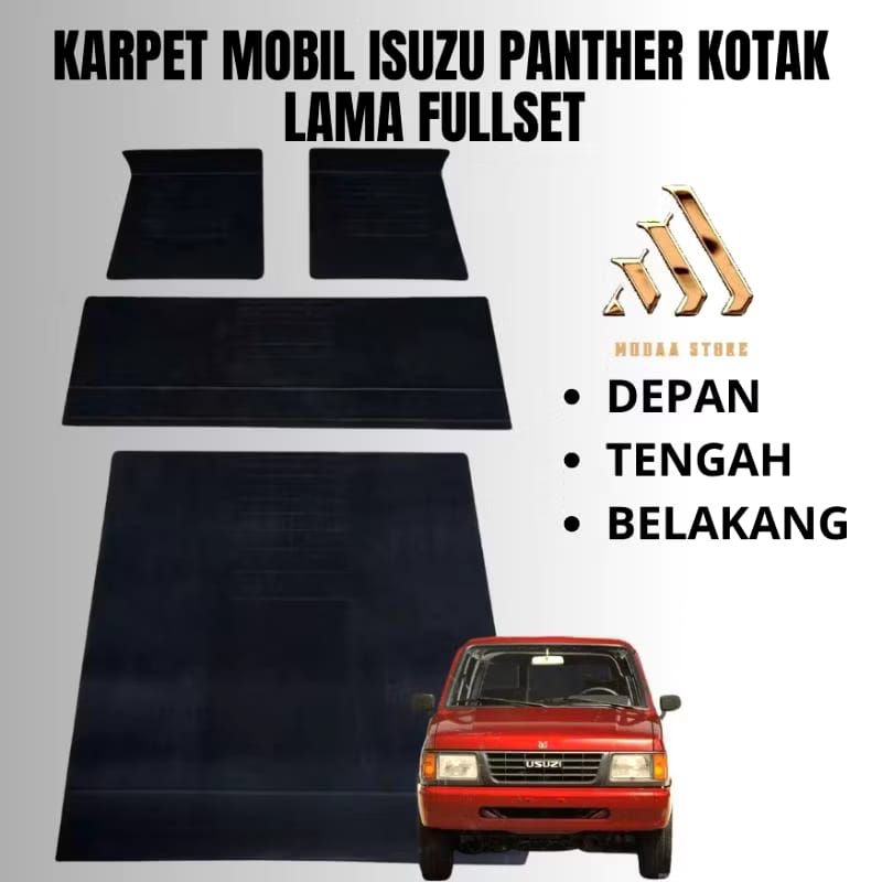 Karpet Karet Mobil Isuzu Panther Kotak Fullset / Matras Karet Mobil Isuzu Panther Kotak Fullset