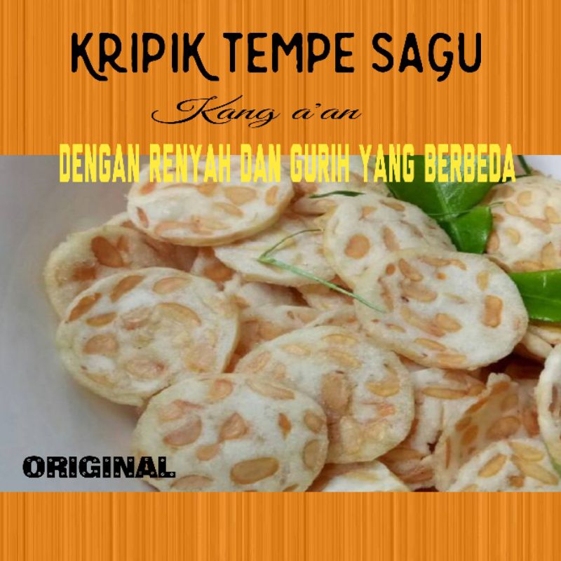 

keripik tempe sagu kemasan 1kg