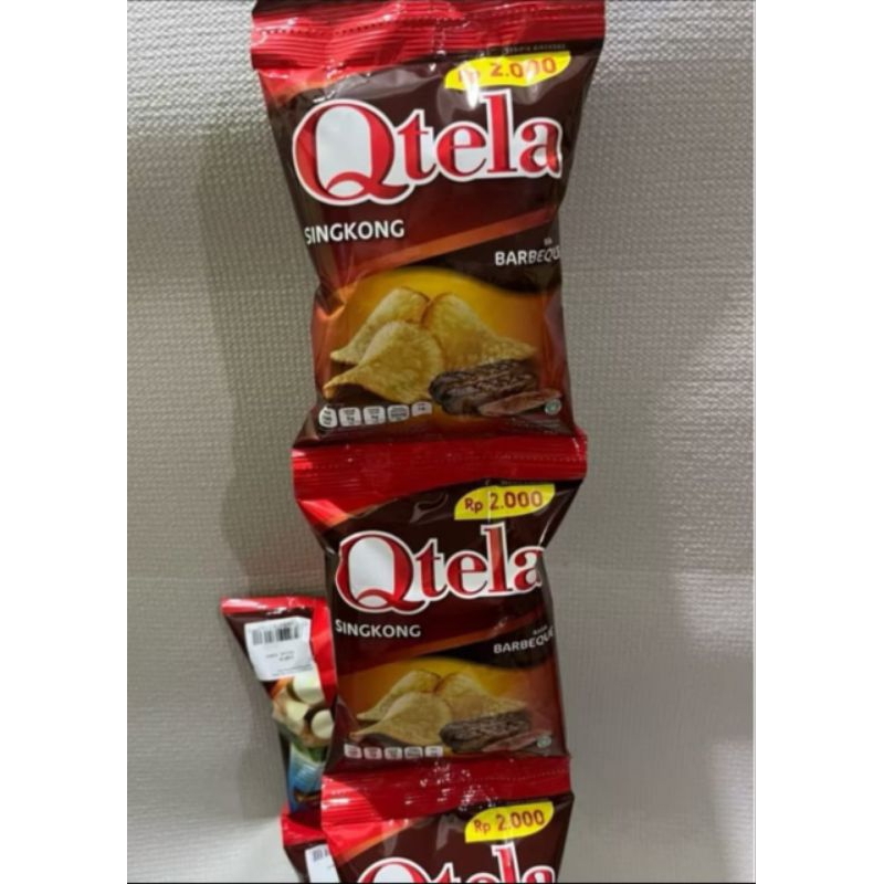 

QTELA singkong rasa BBQ 1renteng 10 pcs@20gram