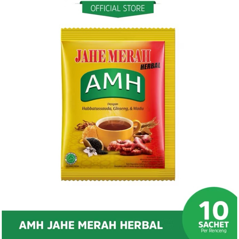 

AMH Jahe merah Herbal renceng 10 Sachet