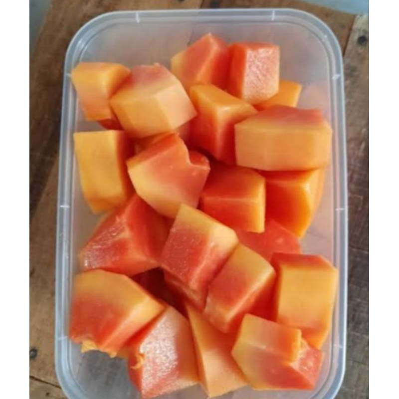 

pepaya potong 500 gram