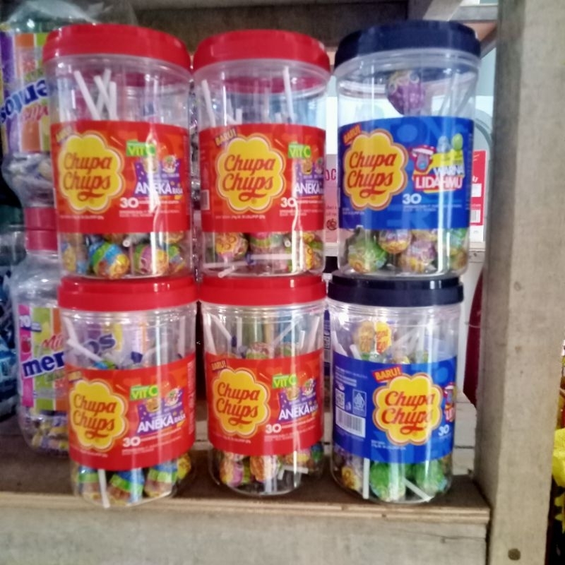

Permen chupa chups Lollipop toples isi 30 pcs