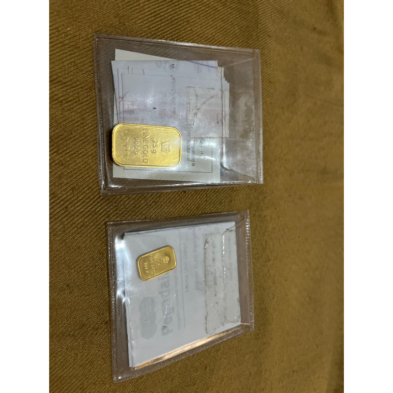 Logam mulia Antam 5gr tegak 5 gram retro