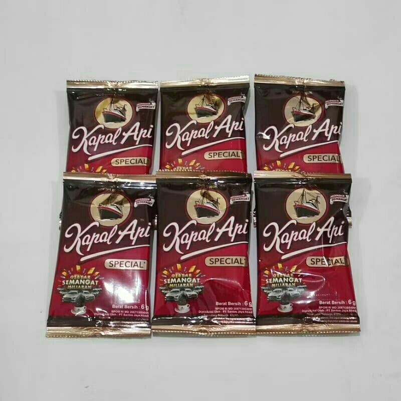 

Kopi sachet kopi Kapal Api mini Renceng 6gr.
