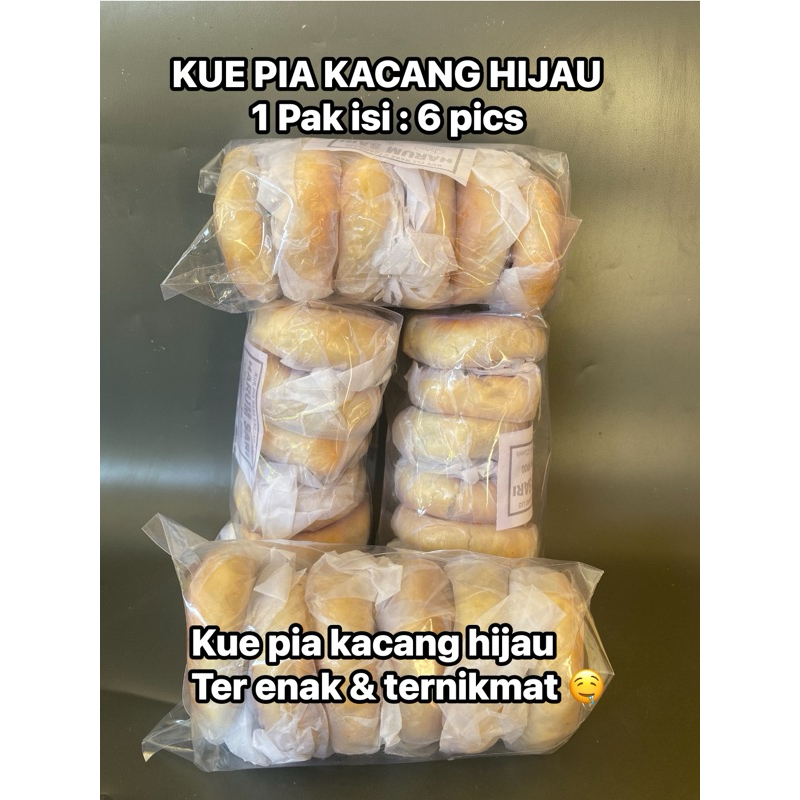 

KUE PIA HARUM SARI PIA PREMIUM 1 pak isi 6 pics Pia Kacang Hijau Pia Jumbo