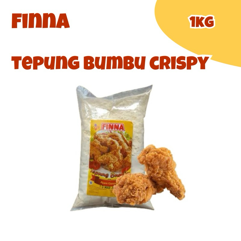 

(KHUSUS INSTAN) Finna Tepung Bumbu Crispy 1kg//Tepung Ayam Goreng//Tepung Serbaguna