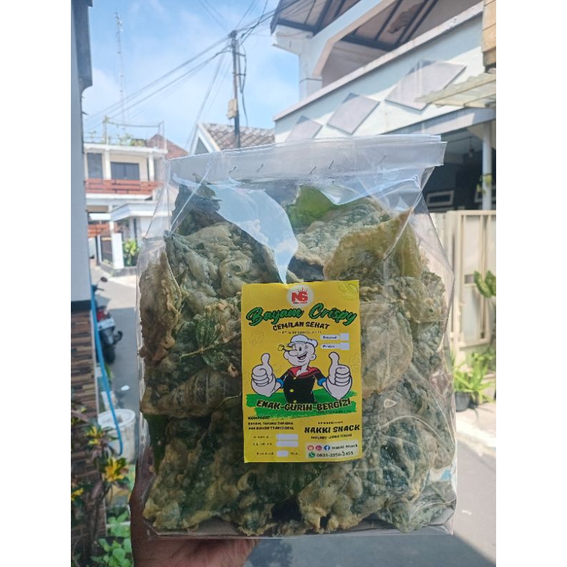 

Keripik Bayam Crispy 500gram