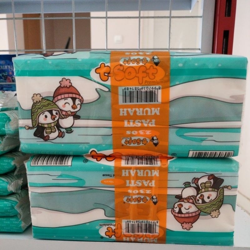 t-soft premium facial tissue 230S  banded