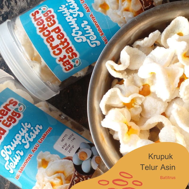 

Krupuk Telur Asin Matang