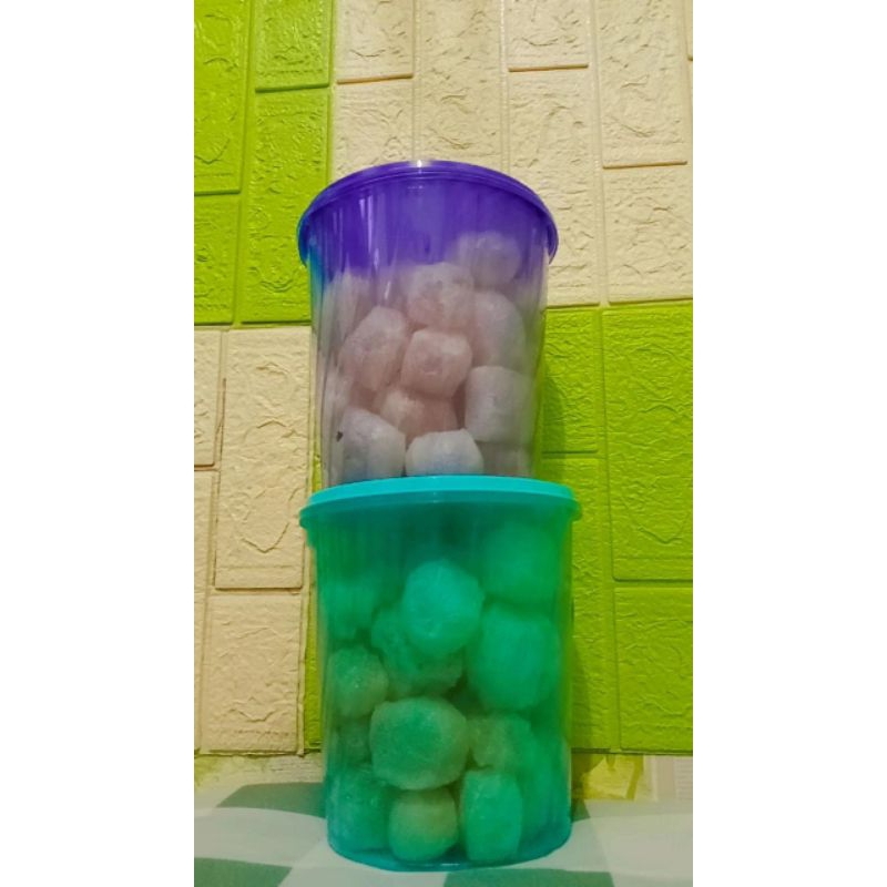 

HIKMAH - kerupuk kulit sapi original 4 liter 2 toples / snack cemilan gurih renyah