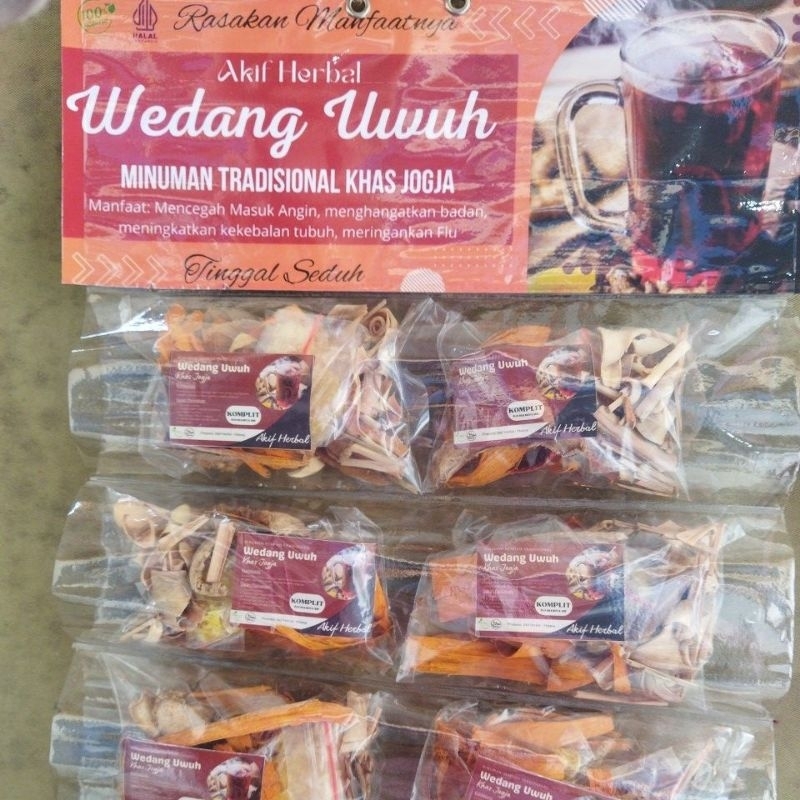 

wedang uwuh komplit renteng untuk warung