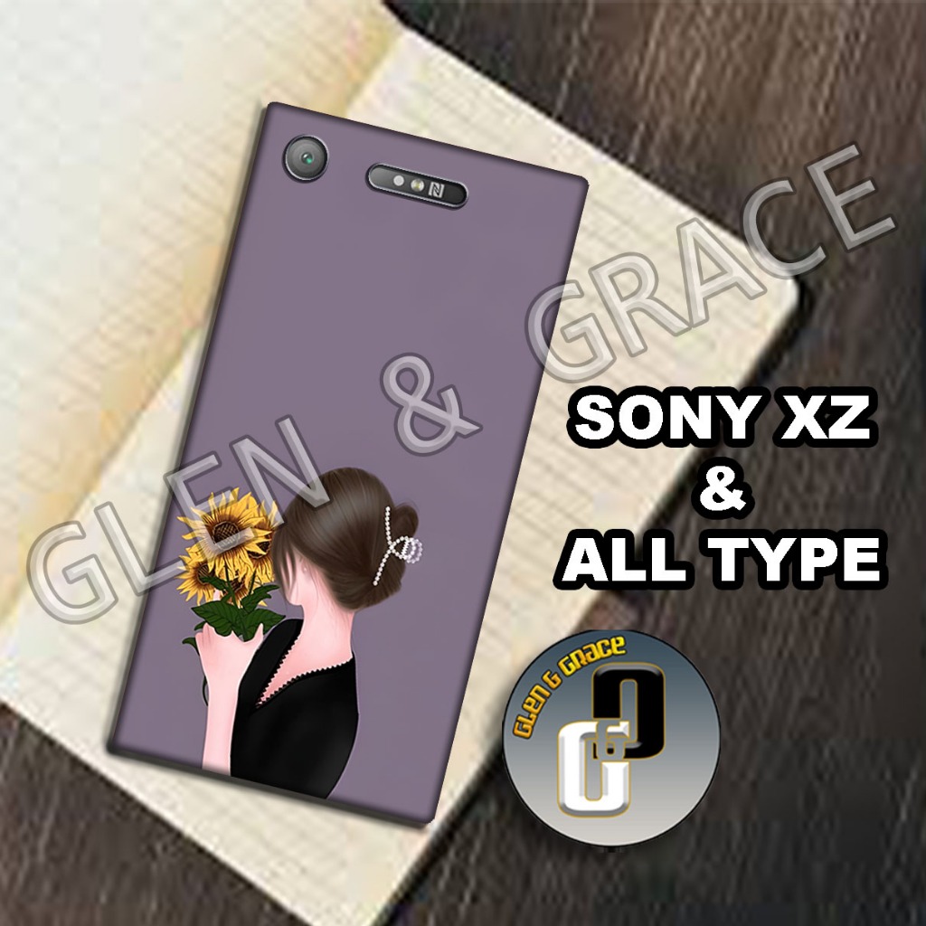 G59 - Case SONY XPERIA XZ / XZ1 / XZ2 / XZ3 - Bahan karet lentur - Motif CEWEK - Softcase SONY XPERI