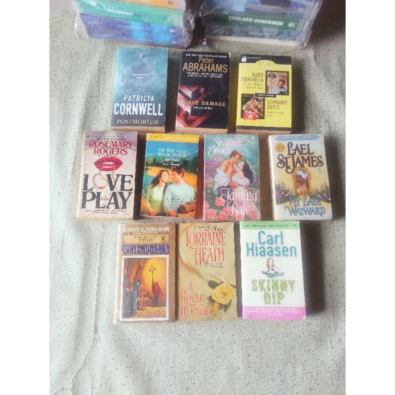 Buku Novel; MY LADY WAYWARD, NERVE DAMAGE POSTMORTEM, FRENCH KISS, GOLDEN LION, SUNRISE CROSSINGS, S