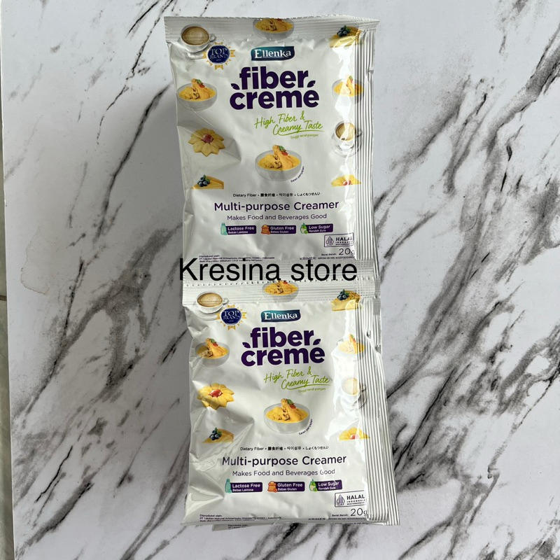 

FIBER CREME PER SACHET krimer nabati multi purpose creamer