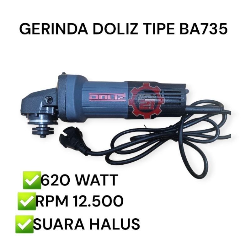 GERINDA DOLIZ BA375 GERINDA TANGAN DOLIZ BONUS MATA CUTTING