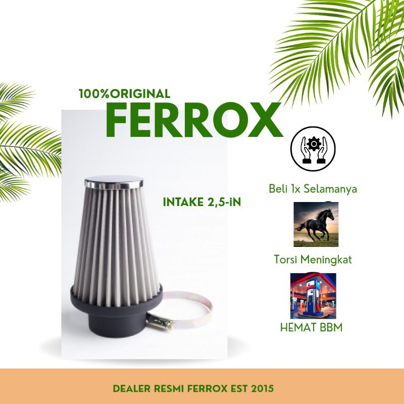 FERROX UNIVERSAL OPEN FILTER INTAKE 2,5inc