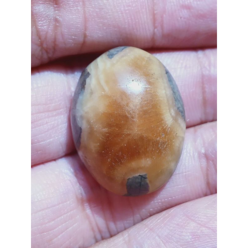 Batu Kristal Calcite ManiGajah Madu Antik