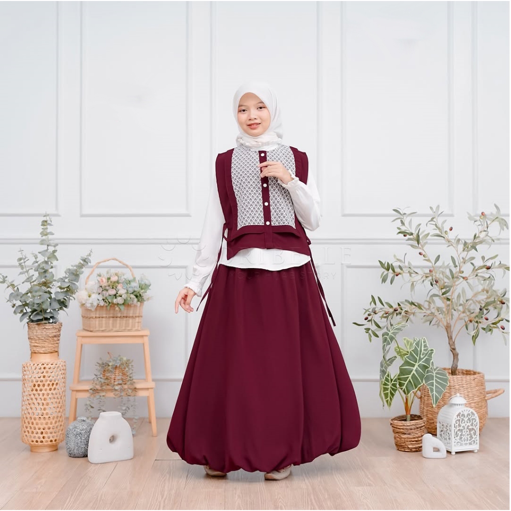 Gamis Remaja Gamis Anak Perempuan 3-14 Tahun Gamis Anak PutihBaju Gamis Anak Gamis Anak Brokat Gamis