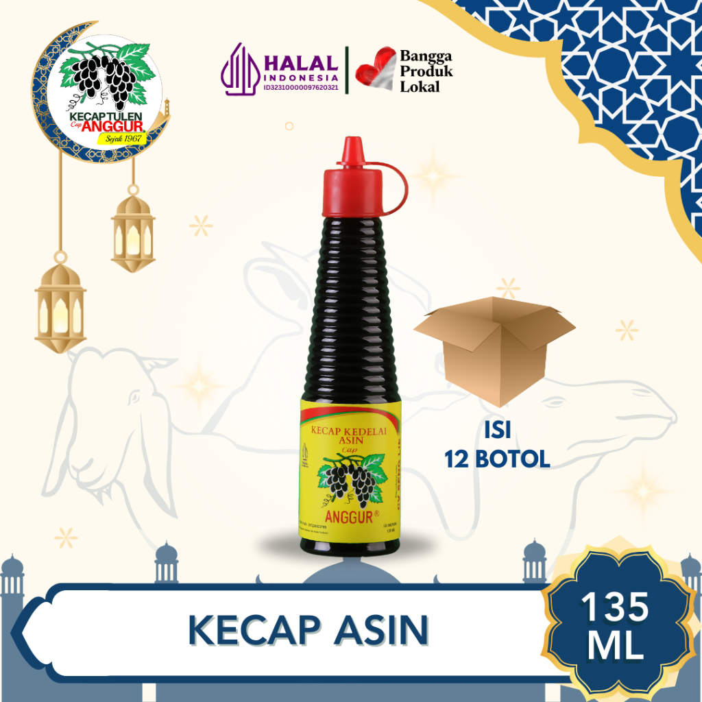

Cap Anggur Kecap Asin 135ml (PET) - 24 botol