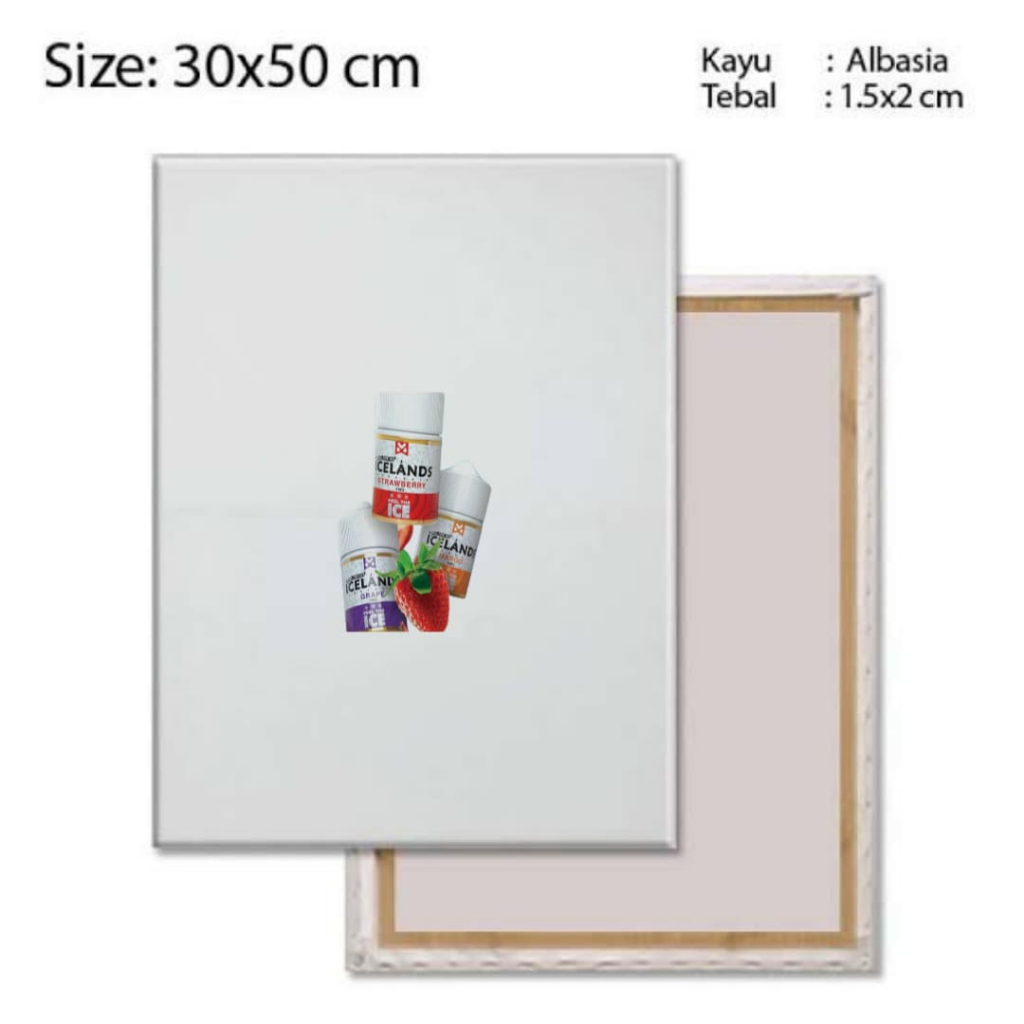 Kanvas Lukis Putih