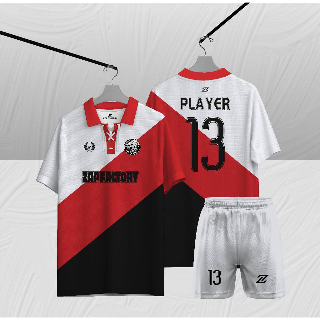 ZAP FACTORY - JERSEY SEPAK BOLA FUTSAL MINI SOCCER BAJU OLAHRAGA BADMINTON VOLI SPORT TALI 78