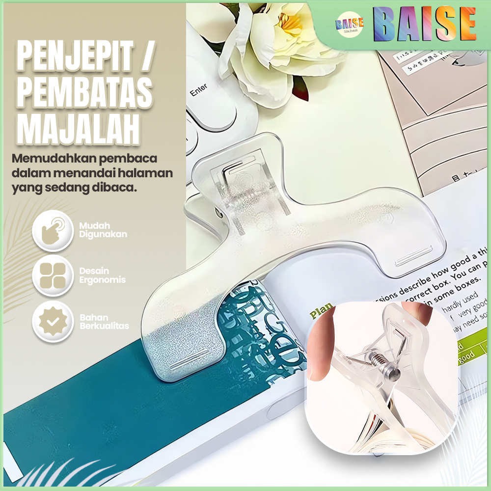 

Klip buku sederhana, penutup harta karun kreatif, klip buku tetap, folder kertas ujian siswa