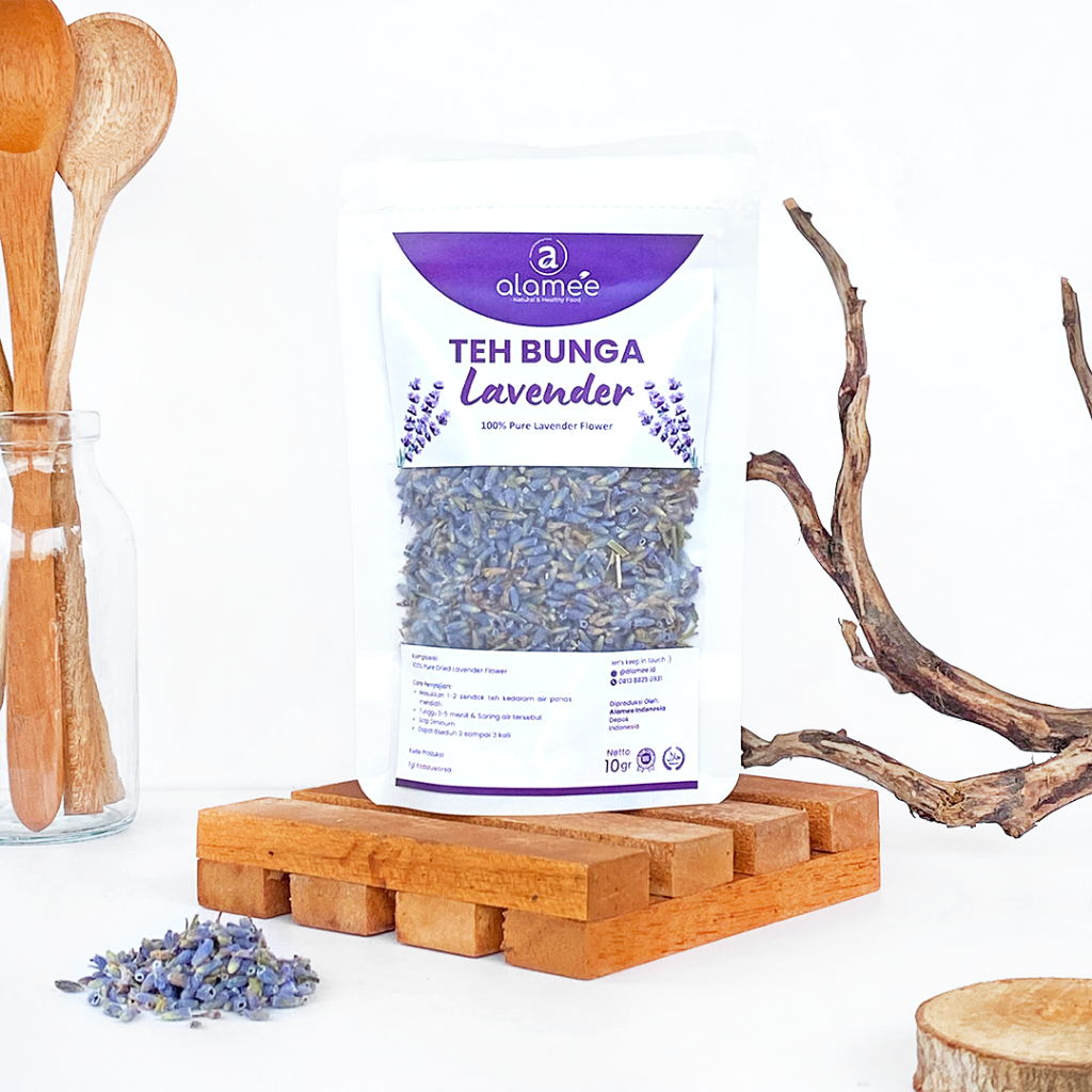 

Teh Bunga Lavender Insomnia Tea Organik Kering Dried Flower Herbal Alami Organic 10gr