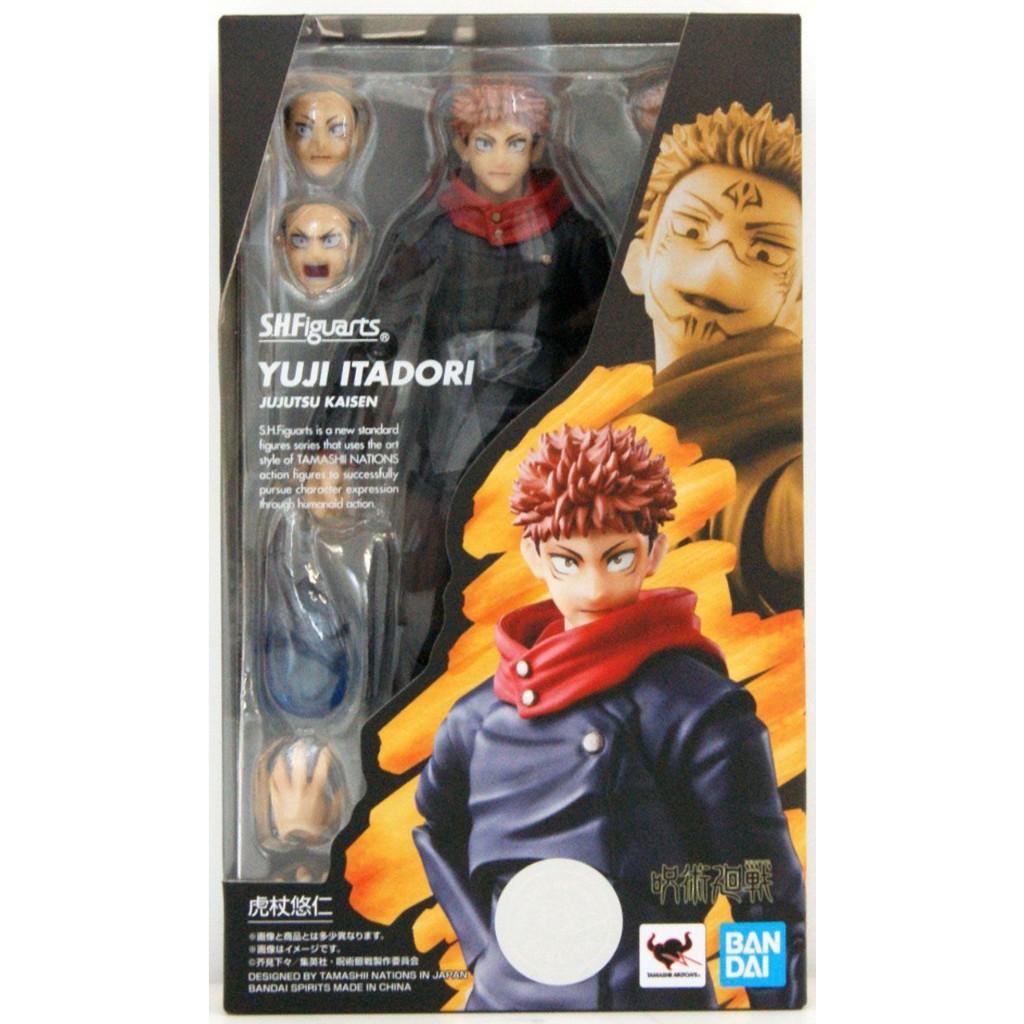 Shf Yuji Itadori Jujutsu Kaisen Bandai Action Figure