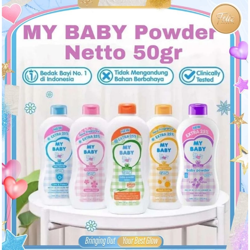 FOS-Bedak My Baby Ukuran Kecil 50gr