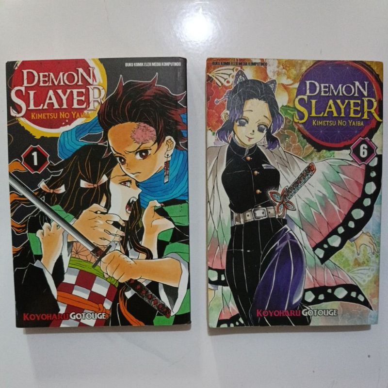komik demon slayer bekas