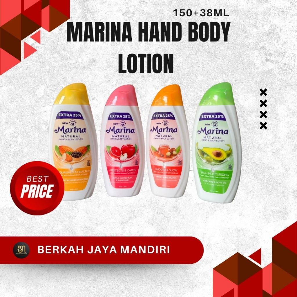 MARINA HAND BODY LOTION 150+38ML