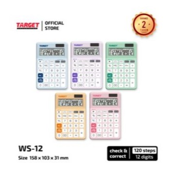 

TBMO Target WS -12 - Desktop Calculator - 12 digit / Kalkulator Target