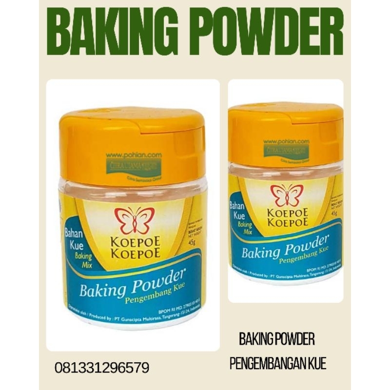 

baking powder pengembang roti pengembangan bolu baking powder koepoe koepoe