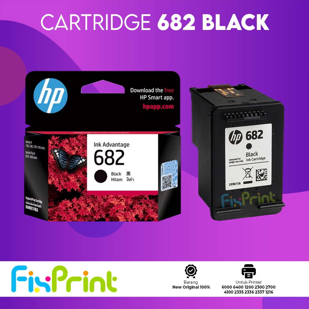 HP 682 Color 3YM76AA Original Cartridge Printer 2335 2336 2337 6475 2875 2775 2776 Original Black