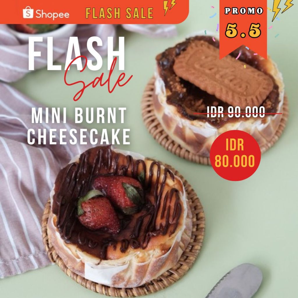 

MINI BURNT CHEESECAKE - Birthday Cake / Kue Keju / Hampers