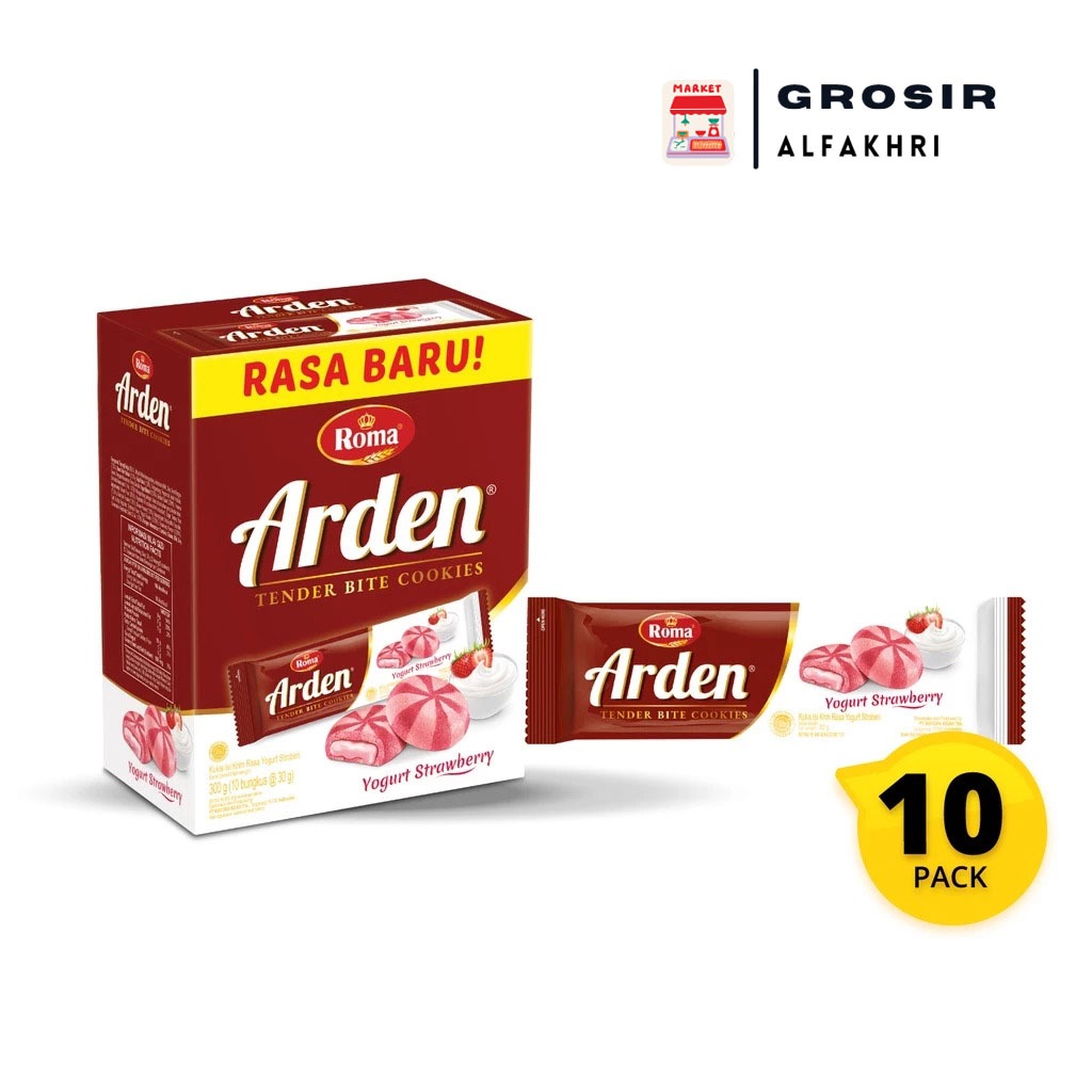 

ROMA ARDEN YOGURT STRAWBERRY 30GR ( ISI 10 PACK )