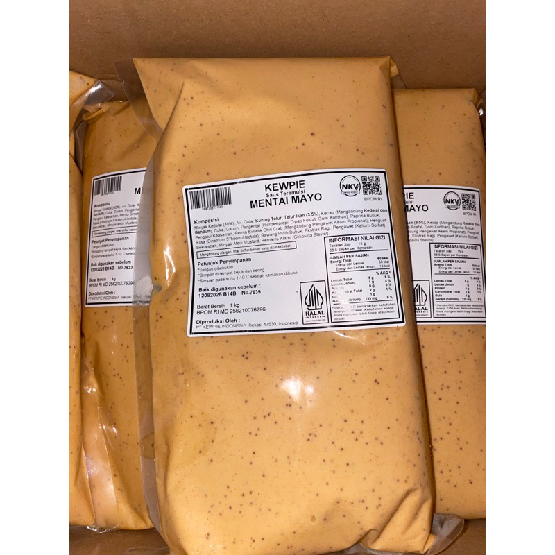 

Kewpie Mentai mayo Saus Mentai 1kg