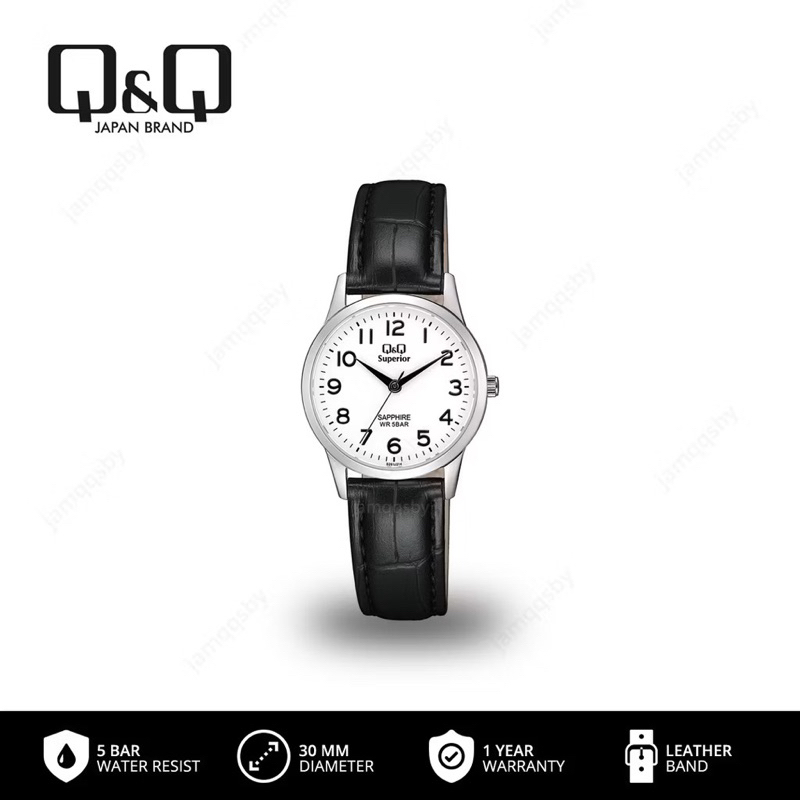 QnQ QQ Original Jam Tangan Wanita Fashion Analog Kulit S281J Superior Steinlis stell