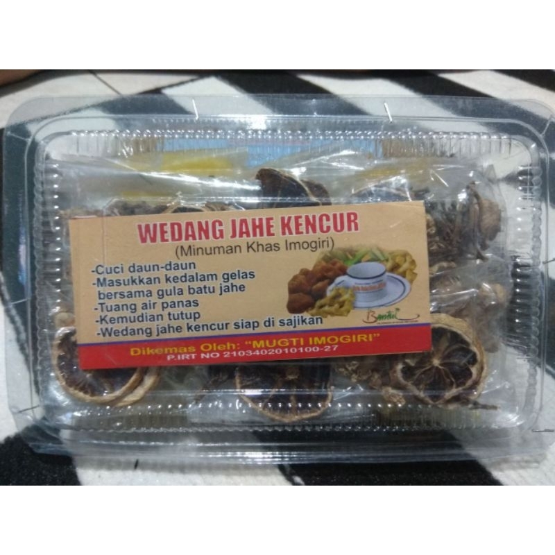 

Wedang Jahe Kencur Minuman Khas Imogiri isi 10 pcs